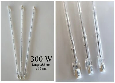 Vollspektrumstrahler / Infrarotkabinen Ersatzlampe r7s 285 mm 300 Watt - Bild 1 von 3