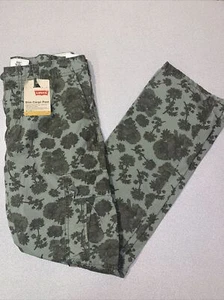 Levi’s 511 Slim Cargo Pants Kids 16 Regular 28X28 Green Flora Tapered Leg NWT - Picture 1 of 8