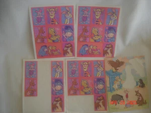 LOT 2 VOLLE BÖGEN & 3 TEILBÖGEN PUNZE / DISNEY WINNIE THE POOH AUFKLEBER - Bild 1 von 5