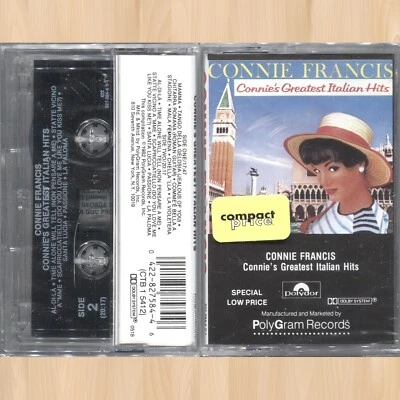 CONNIE FRANCIS Connie's Greatest Italian Hits CASSETTE TAPE Al-Di-La MAMA   0622 Foto 1 de 3