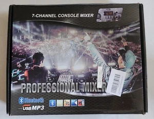 YAECCC 7 Channel Professional Studio Audio Mixer Console USB Bluetooth - Picture 1 of 4