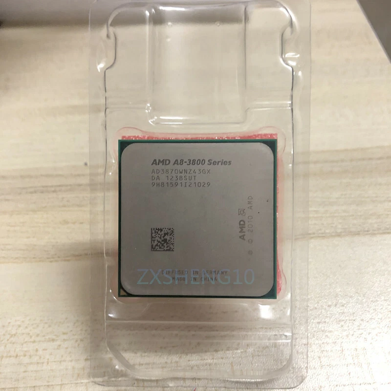 AMD A8-3870K CPU 3GHz Quad-Core 4M A8-Series AD3870WNZ43GX Socket FM1 Processor - Image 1 of 2