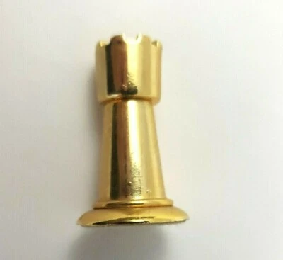 GOLD ROOK 星际迷航 3D 三维国际象棋替换零件 1994  — 第 1/3 张图片