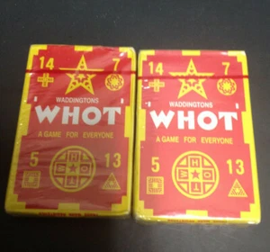 2 PACKUNGEN WADDINGTONS WHOT KARTENSPIEL. Spielkarte Waddington. KOSTENLOSER VERSAND - Bild 1 von 1