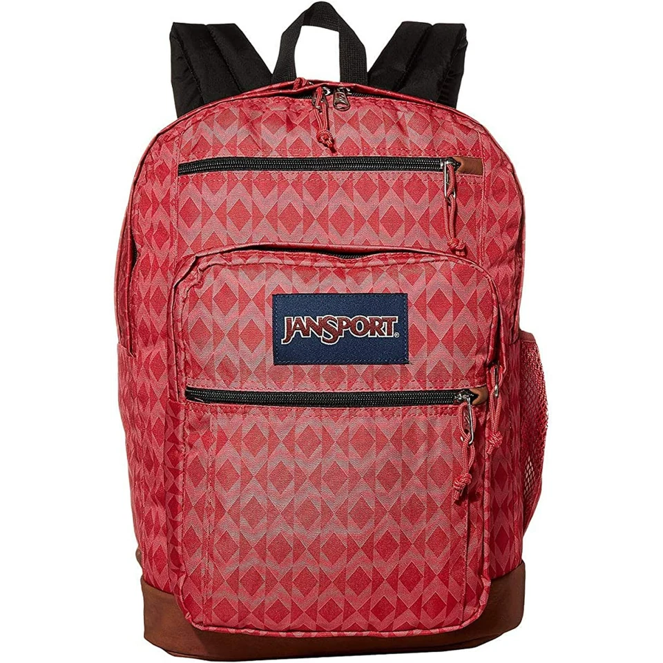JanSport Cool Student - 深洋红色钻石格子 — 第 1/1 张图片