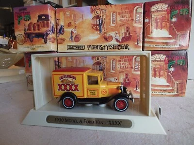 Matchbox YGB1 Ford Model A 1930 birra XXXX perfetto scatola - Immagine 1 di 4