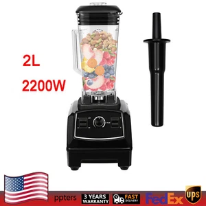 3HP 2L Heavy Duty Commercial Blender Mixer Juicer Professional Power Blender NEW - Picture 1 of 8