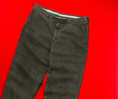 Pantalones de pana BURBERRY de algodón oliva para hombre talla 54/36 pantalones rectos verdes Foto 1 de 4