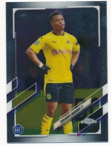 YOUSSOUFA MOUKOKO 2021 TOPPS CHROME #55 BVB RC ROOKIE SOCCER MINT B - Picture 1 of 2
