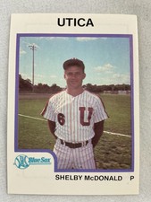 1987 Utica Blue Sox-Minor League Baseball ProCard#2710-Shelby McDonald
