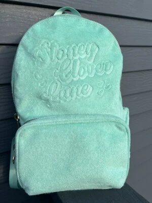 Stoney Clover Lane x Target Terry Cloth Embossed Backpack Light Green NEW - Image 1 of 4