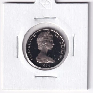 NEW ZEALAND PROOF:  1974 10 CENT COIN.. - Picture 1 of 2
