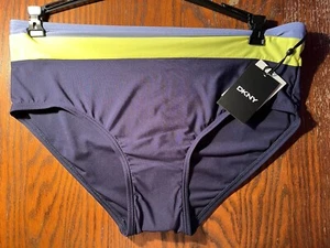 DKNY Swim Pant Size XXL Navy Bikini Bottom 4 Way Stretch New - Picture 1 of 5