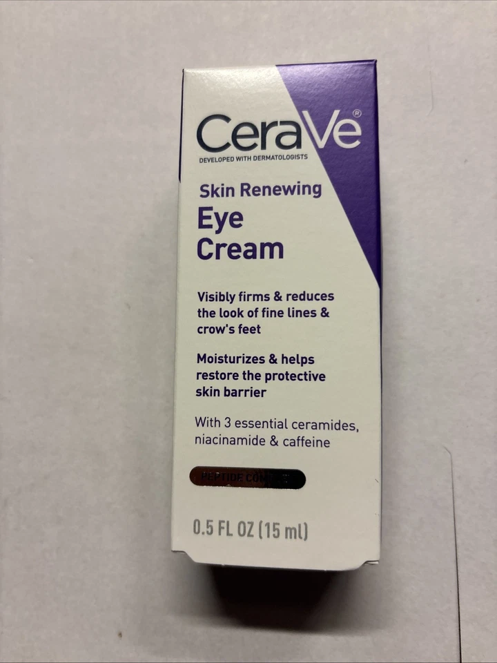 Crema de ojos renovadora de piel CeraVe con ceramidas y niacinamida 0,5 oz Foto 1 de 1