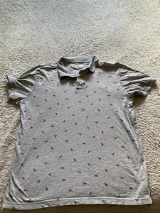 Polo Aeropostale Hombre Velero Manga Corta Gris Talla S - Imagen 1 de 10