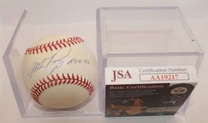 MIKE PIAZZA AUTOGRAPH BASEBALL INSCRIPTION "ROY 93" COA JSA - Picture 1 of 6