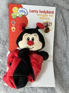Sainsburys Larry Ladybird Red & Black Comforter Plush Soft Toy new - Picture 1 of 2