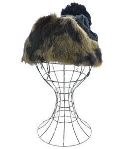 Direction to get mosh Knit Caps/Beanies BlackxKhakixBrown 2200575434042 - Picture 1 of 3