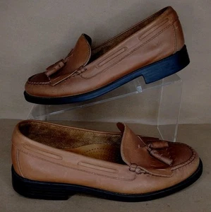 GH Bass & Co Weejuns Marietta II Loafers Shoes Womens Size 7.5 W Brown Leather - Picture 1 of 6