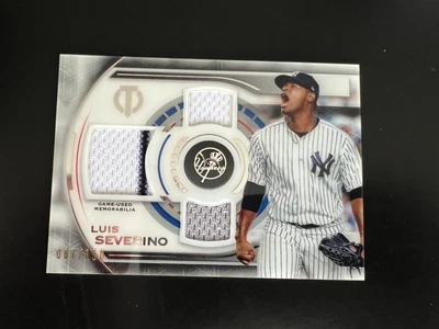 LUIS SEVERINO  - #TTR-LS Triple Relic  #067/150 - 2019 Topps Tribute - Image 1 of 2