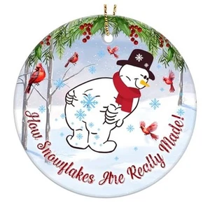 Divertido Adorno de Navidad, Divertido Adorno para Árbol de Navidad, Oficina, Muñeco de Nieve - Imagen 1 de 7