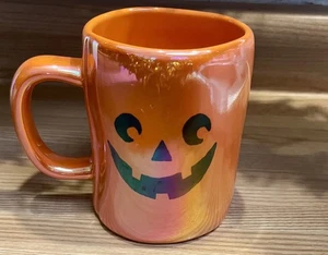 Rae Dunn Tasse, Jack O Lantern Trick-or-Treat, einzigartiges fluoreszierendes Orange! Halloween - Bild 1 von 12