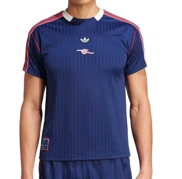 Adidas Arsenal FC Terrace Navy Icon Football Soccer Jersey JF0546 Sz Medium Men