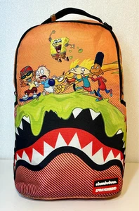 Sprayground Nickelodeon Slime Party Backpack Limited Edition Preowned - Picture 1 of 6