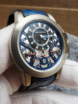 Harry Winston Z10 Zalium 42 mm 99,99 % nuevo en caja xx/300 Ocean Retrograde OCEAB142ZZ001 Foto 1 de 4