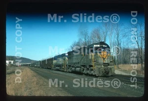 Slide originale D&H Delaware & Hudson ALCO C628 612 & C628 azione Oneonta NY 1977 - Foto 1 di 1