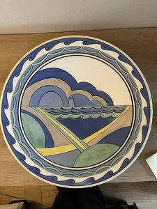 Poole Pottery Charger 41cm Signed And Hand Painted By S.M.Pottinger - Picture 1 of 2