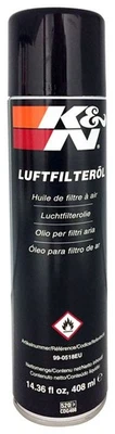 K&N Filters Luftfilteröl 408ml 14.36 oz Aerosol Spray 99-0518EU - Bild 1 von 4