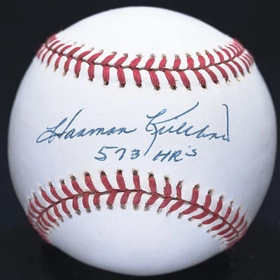 Harmon Killebrew 573 HR's Signed Official American League Baseball JSA COA - Image 1 of 4