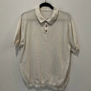 Rye 51 Gr. L Poloshirt Herren Kurzarm Strick Preppy Golf Old Money Baumwolle - Bild 1 von 7