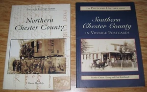 2 Books Postcard History Series Northern Chester & Southern Chester Counties, PA - Picture 1 of 20