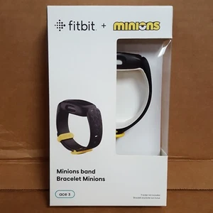 Fitbit Ace 3 Minions Band Bracelet (Only) FB178PBBKYW Black/Yellow - NEW - Picture 1 of 12