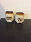 Vintage Salt And Pepper Shakers Bear Mountain Ny Charls Prod Taiwan Freeshipping