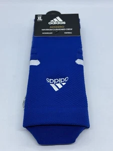 Adidas Adizero AeroReady Football Soccer Crew Socks Royal Blue XL Size 12-16 - Picture 1 of 3