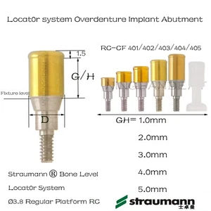 Implant Straumann Locat0r System Ø3.8mm Abutment 1-5.0mm GH For ITI RC - Picture 1 of 33