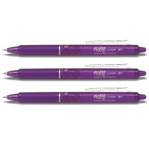 Pilot Frixion Clicker 0.7 Tintenroller 3er-Set violett - Bild 1 von 1