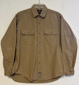 Polo Ralph Lauren beige camicia manica lunga con bottoni taglia M autentica merce secca - Foto 1 di 10