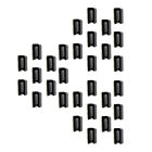 30Pcs Wire Clip Black Car Tie Rectangle Cable Holder Mount Clamp self adhesive x