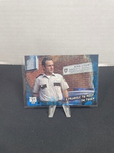 2018 Topps The Walking Dead Road to Alexandria Promise To Keep In Touch BLUE /50