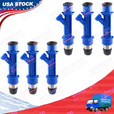 6Pcs Upgrade 8-Hole Fuel injectors For 04-05 Suzuki Forenza 05 Suzuki Reno 2.0L - Изображение 1 из 4