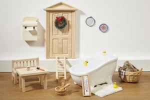 AUSWAHL an: Miniatur Deko Zubehör Wellness Sauna Badezimmer Kosmetik Wichteltür - Bild 1 von 66