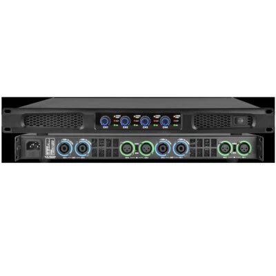 Pro High Power 4 Channel Digital Power Amplifier 5200W PEAK Output Class D 1U 19 - Image 1 of 4