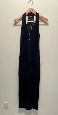 Vestido De Colección Gunne Sax Jessica McClintock Mujer Talla 7/8 Negro Encaje Formal Años 90 Foto 1 de 4