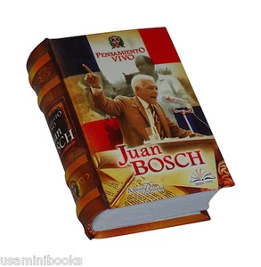new Juan Bosch Pensamiento Vivo miniature book Dominican Republic easy read   - Bild 1 von 3