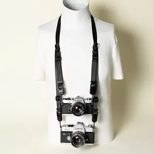 Dual Tier Adjustable Camera Strap 38-50" Peak Design Anchors Quick Release - Picture 1 of 16