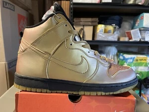 2004 Nike Dunk High Olympic Gold Medal 9 308348 771 Not SB - Picture 1 of 10